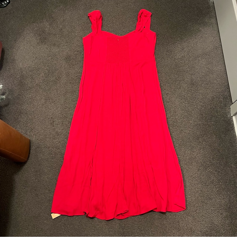Reformation Bryson Dress Cherry 2 Pink Red NWT - Picture 6 of 10